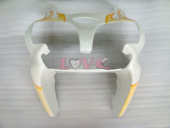 Flame - Orange White Fairings and Bodywork For 2000-2002 NINJA ZX-6R #LF3329