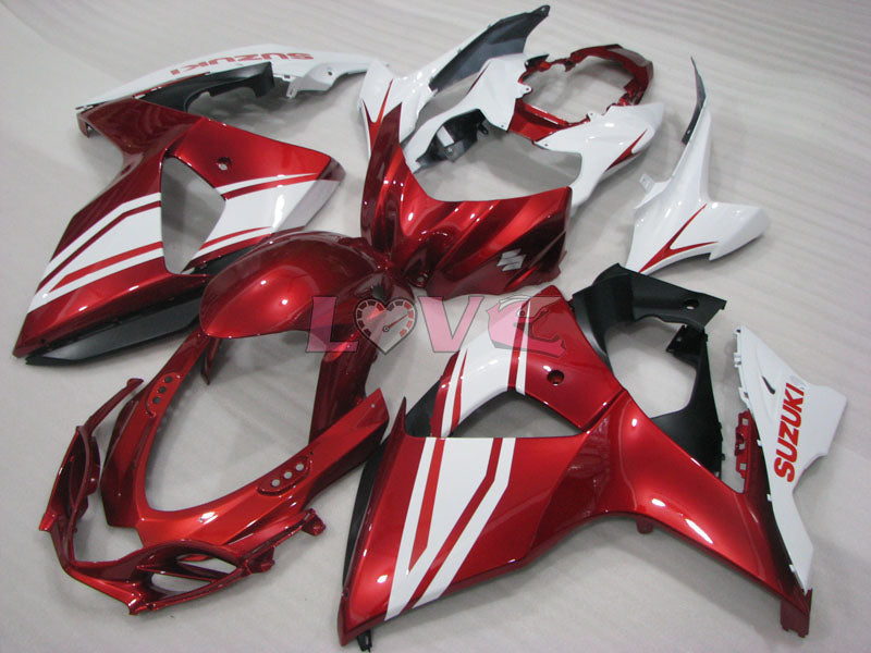 Factory Style - Red White Fairings and Bodywork For 2009-2016 GSX-R1000 #LF3806