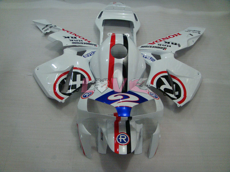 RK - Red Black Fairings and Bodywork For 2003-2004 CBR600RR #LF5308