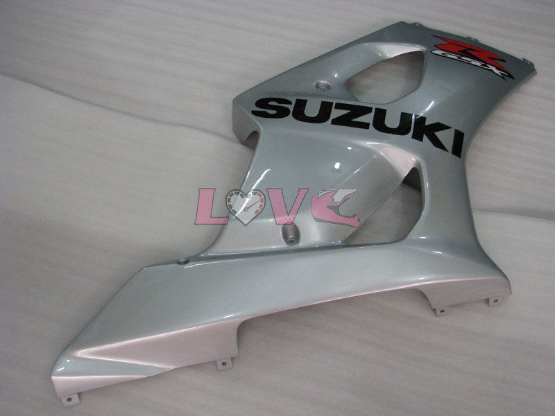 Factory Style - Black Silver Fairings and Bodywork For 2003-2004 GSX-R1000 #LF5949
