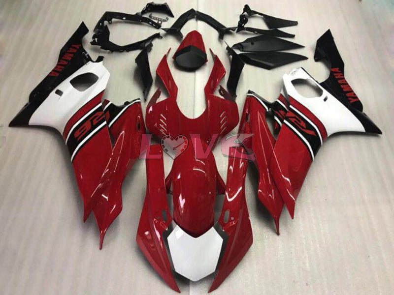 Factory Style - Red White Black Fairings and Bodywork For 2017-2022 YZF-R6 #LF7795