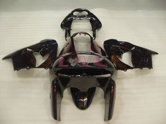 Flame - Red Black Fairings and Bodywork For 1998-1999 NINJA ZX-9R #LF3275