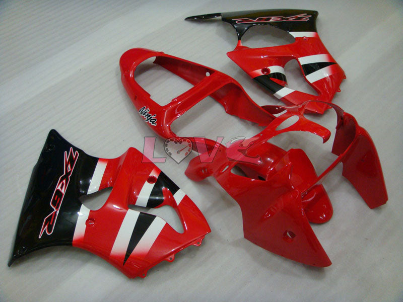 Factory Style - Red Black Fairings and Bodywork For 2000-2002 NINJA ZX-6R #LF6163