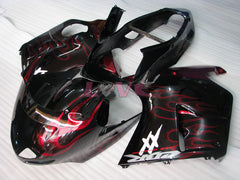 Flame - Red Black Fairings and Bodywork For 1996-2007 CBR1100XX #LF5135