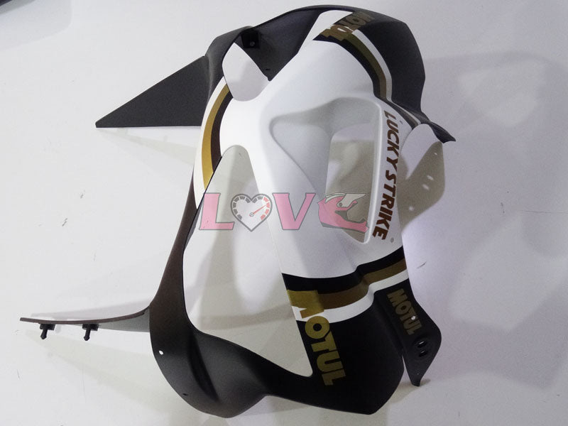 Lucky Strike - White Black Fairings and Bodywork For 2003-2004 NINJA ZX-6R #LF3318