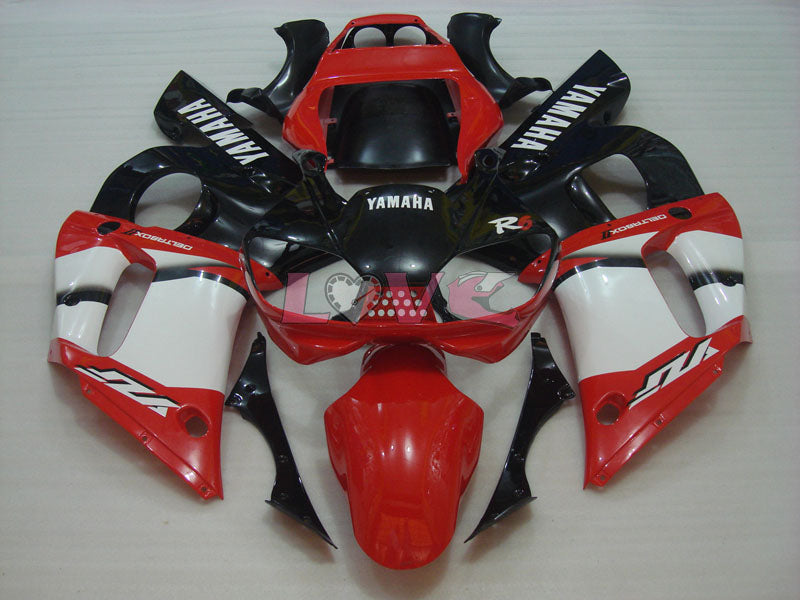 Factory Style - Red White Black Fairings and Bodywork For 1998-2002 YZF-R6 #LF3362