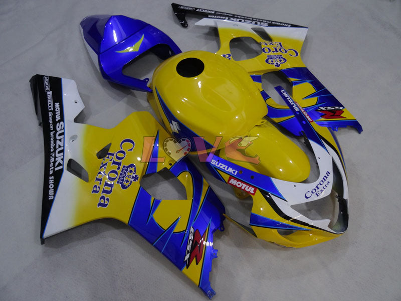 Corona MOTUL - Yellow Blue Fairings and Bodywork For 2004-2005 GSX-R600 #LF4095