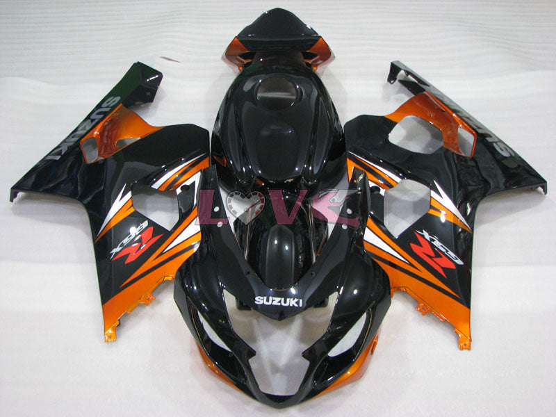 Factory Style - Orange Black Fairings and Bodywork For 2004-2005 GSX-R750 #LF4080