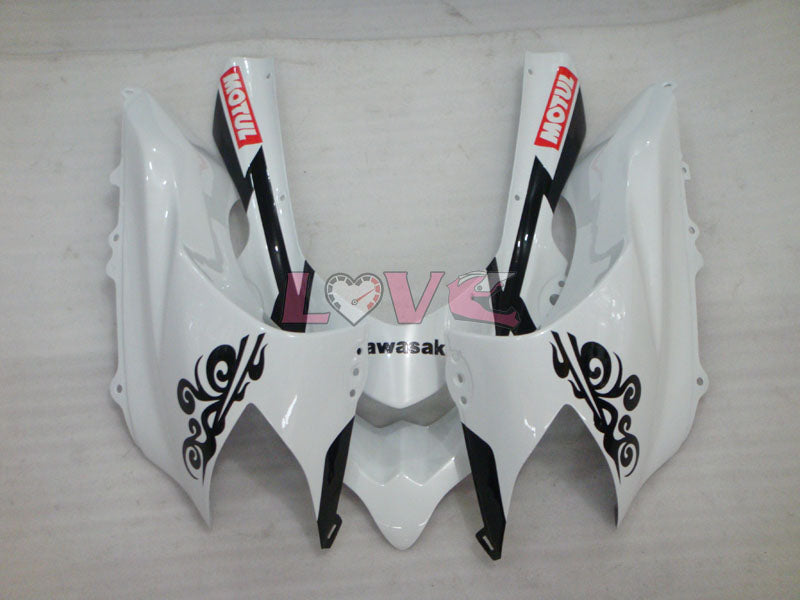Corona - White Black Fairings and Bodywork For 2004-2005 NINJA ZX-10R #LF6362