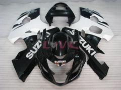 Factory Style - White Black Fairings and Bodywork For 2004-2005 GSX-R750 #LF6616