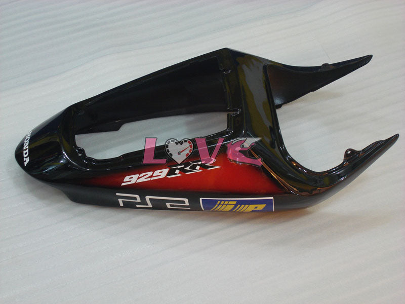 DUNLOP Play Station - Red Black Fairings and Bodywork For 2000-2001 CBR929RR #LF5203