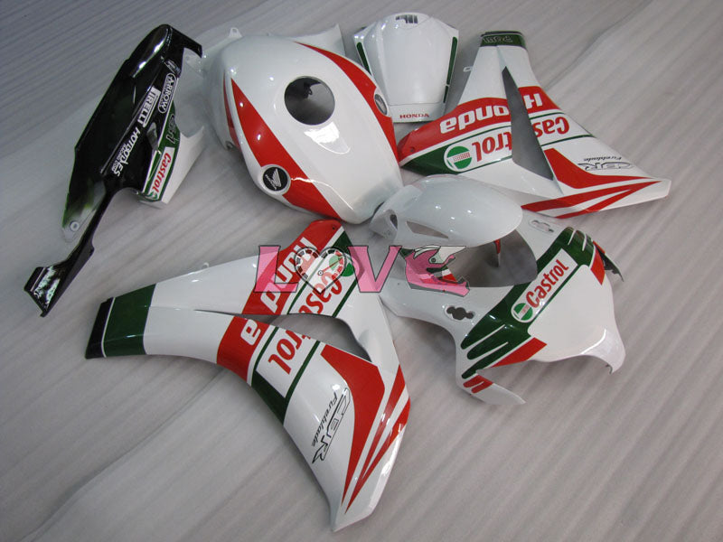 Castrol - Red White Fairings and Bodywork For 2008-2011 CBR1000RR #LF7176