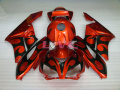 Flame - Orange Black Fairings and Bodywork For 2004-2005 CBR1000RR #LF7338