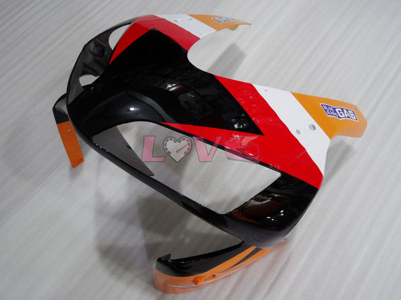 Repsol - Orange Black Fairings and Bodywork For 2003-2004 CBR600RR #LF4446