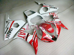 FIAT MOTUL - Red White Fairings and Bodywork For 2005 YZF-R6 #LF3491