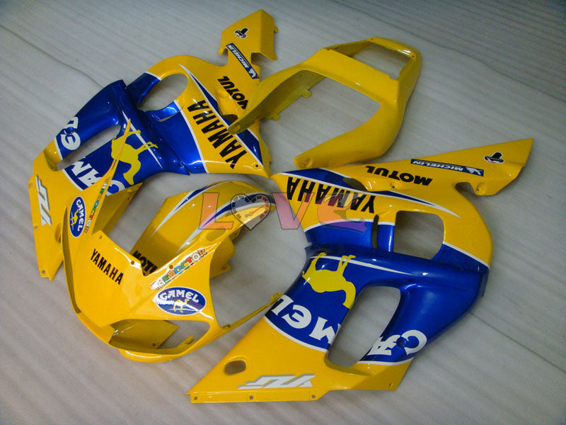 Camel MOTUL - Yellow Blue Fairings and Bodywork For 1998-2002 YZF-R6 #LF3352