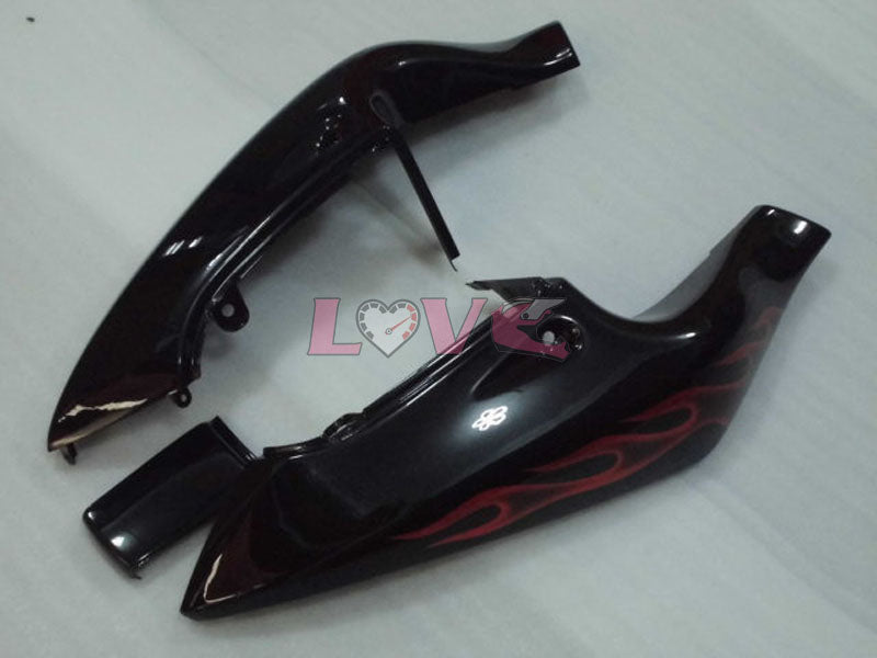 Flame - Orange Black Fairings and Bodywork For 1996-1999 GSX-R750 #LF4290