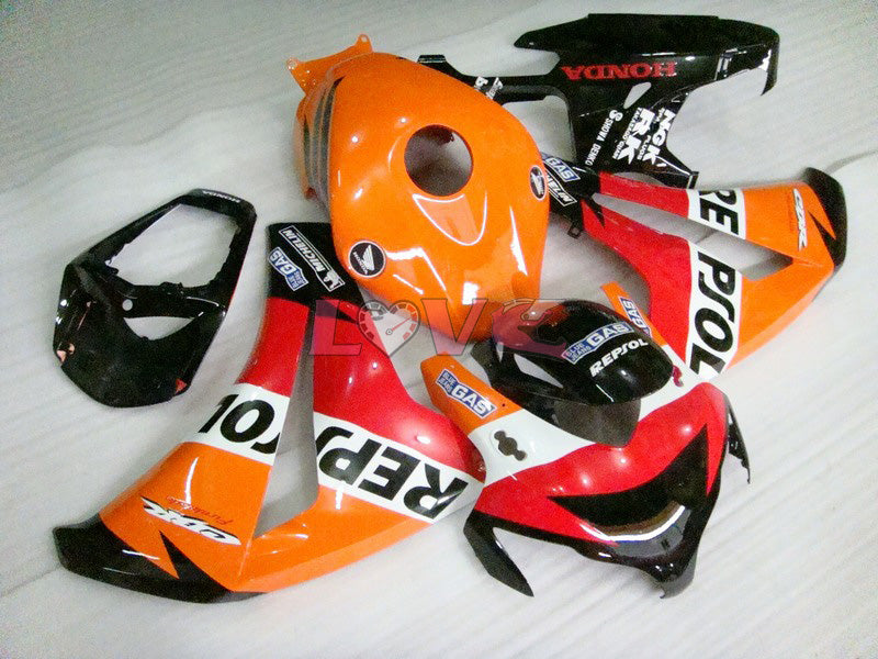 Repsol - Orange Black Fairings and Bodywork For 2008-2011 CBR1000RR #LF7110