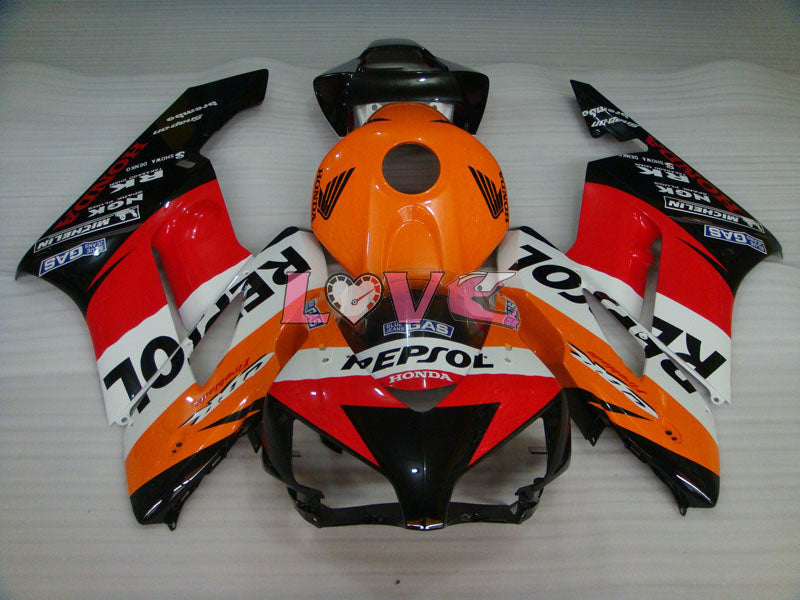 Repsol - Orange Black Fairings and Bodywork For 2004-2005 CBR1000RR #LF7293