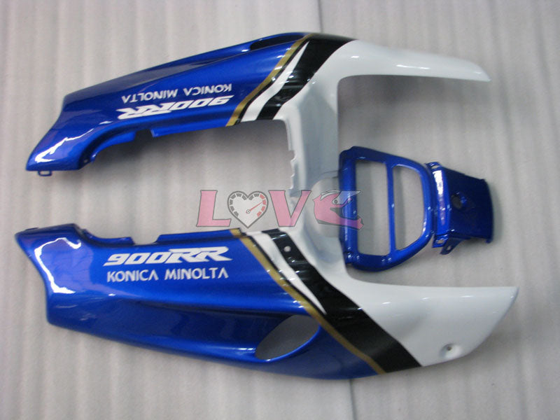 Konica Minolta - Blue White Black Fairings and Bodywork For 1994-1995 CBR900RR #LF3019
