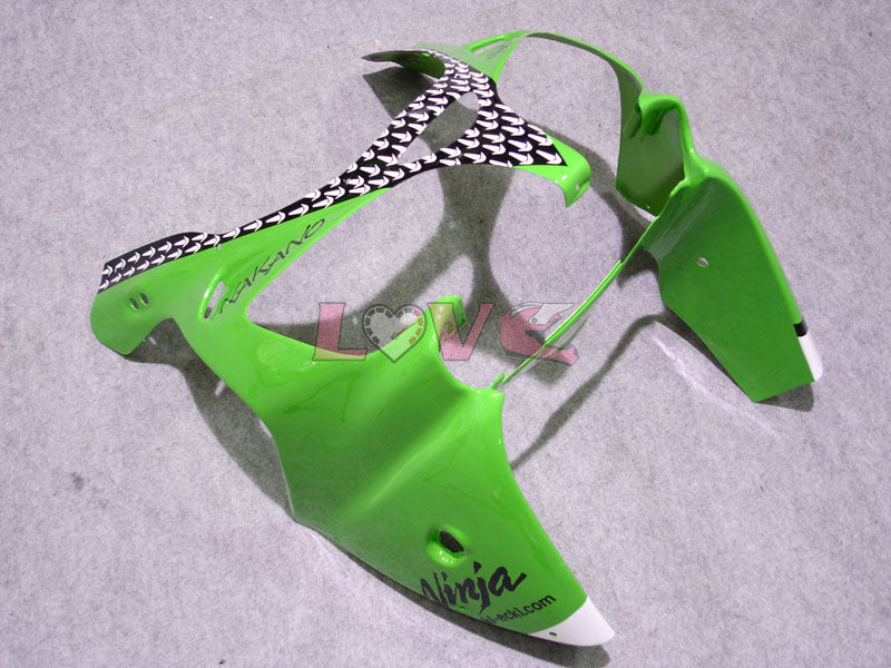 Nakano - Green Black Fairings and Bodywork For 2000-2001 NINJA ZX-9R #LF4912