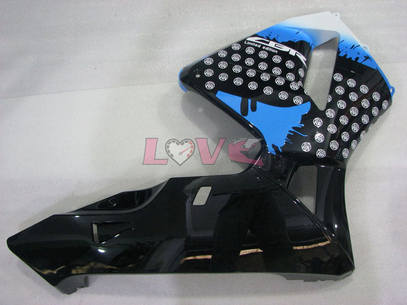Customize - White Black Fairings and Bodywork For 2003-2004 CBR600RR #LF4469