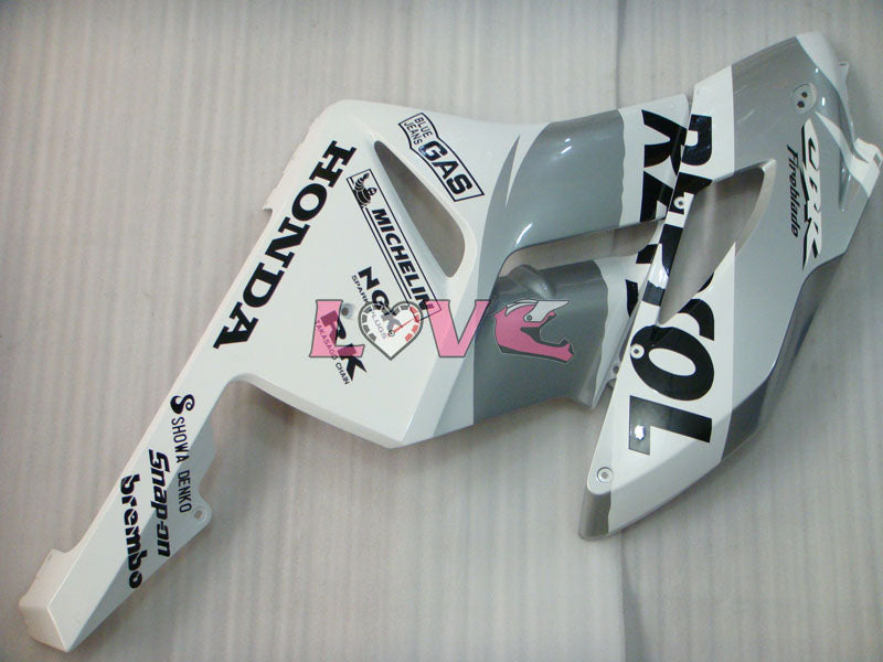Repsol - White Silver Fairings and Bodywork For 2004-2005 CBR1000RR #LF4390