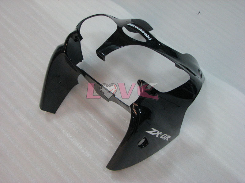 Monster - Black Fairings and Bodywork For 2000-2002 NINJA ZX-6R #LF3333
