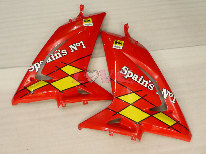 Factory Style - Red Black Fairings and Bodywork For 2004-2009 RS125 #LF5463
