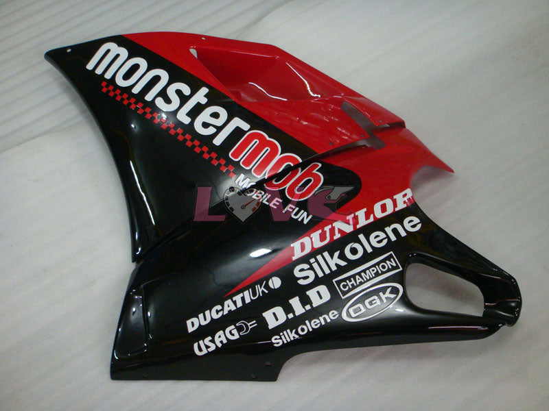 Monstermob - Red White Black Fairings and Bodywork For 1994-1998 916 #LF3163