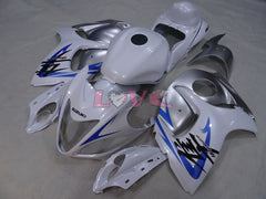 Factory Style - White Silver Fairings and Bodywork For 1999-2007 Hayabusa #LF3739