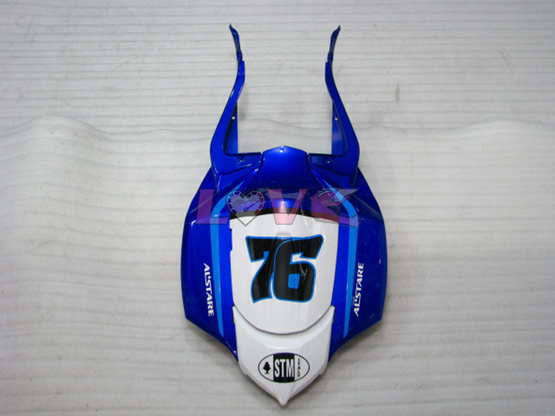 Dark Dog - Blue White Fairings and Bodywork For 2008-2010 GSX-R600 #LF3944