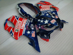 Castrol - Red Blue Fairings and Bodywork For 2004-2007 CBR600F4i #LF7625