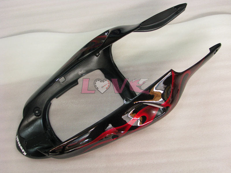 Flame - Red Black Fairings and Bodywork For 2000-2001 NINJA ZX-9R #LF4920