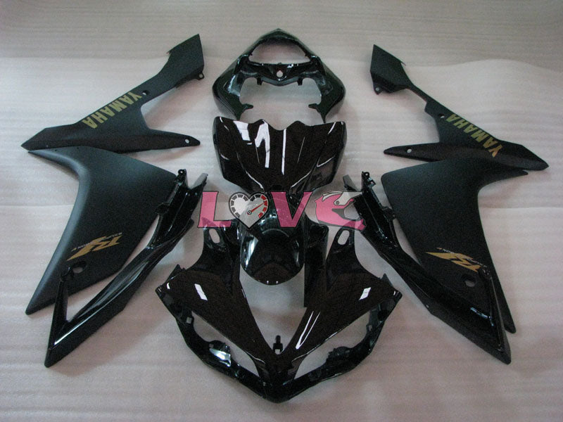 Factory Style - Black Matte Fairings and Bodywork For 2007-2008 YZF-R1 #LF3658