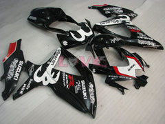 Beacon - White Black Fairings and Bodywork For 2008-2010 GSX-R600 #LF3969