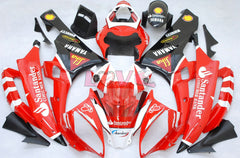 Santander - Red Black Fairings and Bodywork For 2006-2007 YZF-R6 #LF6878