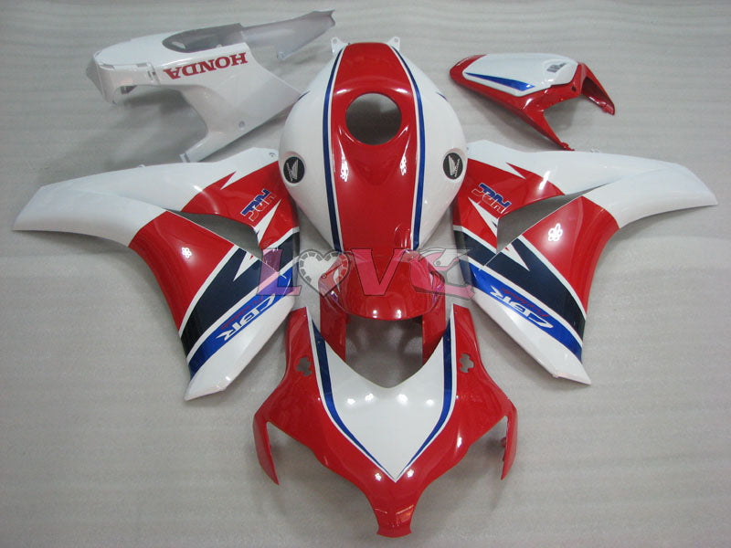 HRC - Red White Fairings and Bodywork For 2008-2011 CBR1000RR #LF4348