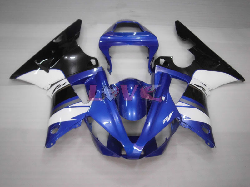 Factory Style - Blue White Fairings and Bodywork For 2000-2001 YZF-R1 #LF3610