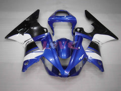 Factory Style - Blue White Fairings and Bodywork For 2000-2001 YZF-R1 #LF3610