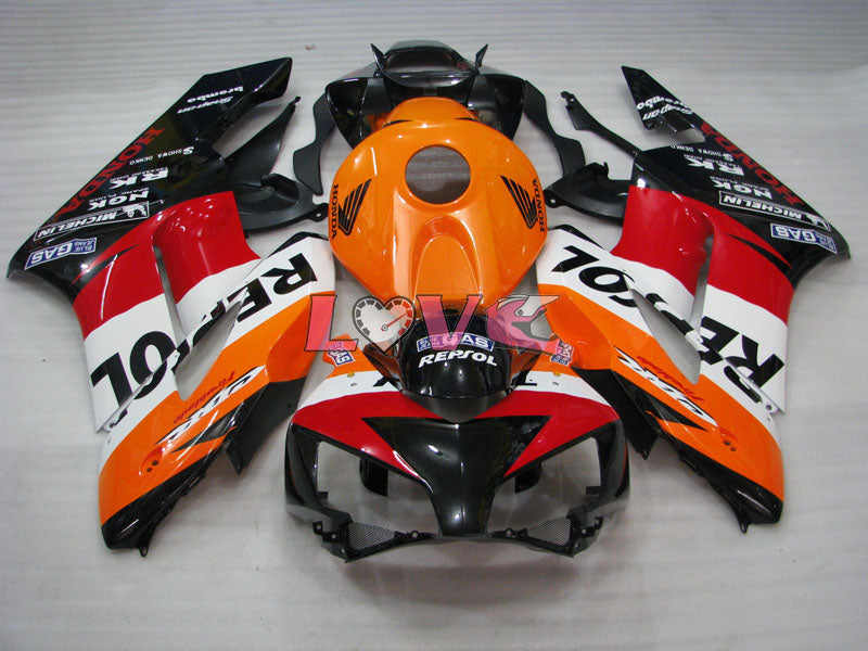 Repsol - Orange Black Fairings and Bodywork For 2004-2005 CBR1000RR #LF7296