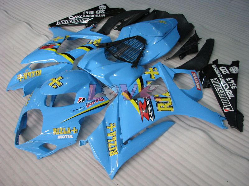 Rizla+ - Blue Black Fairings and Bodywork For 2007-2008 GSX-R1000 #LF3817