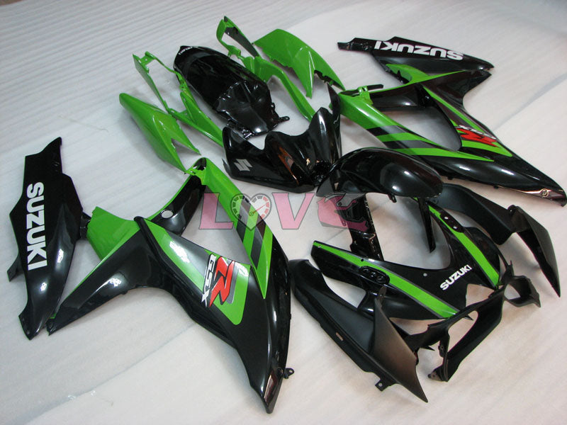 Factory Style - Green Black Fairings and Bodywork For 2008-2010 GSX-R750 #LF3910