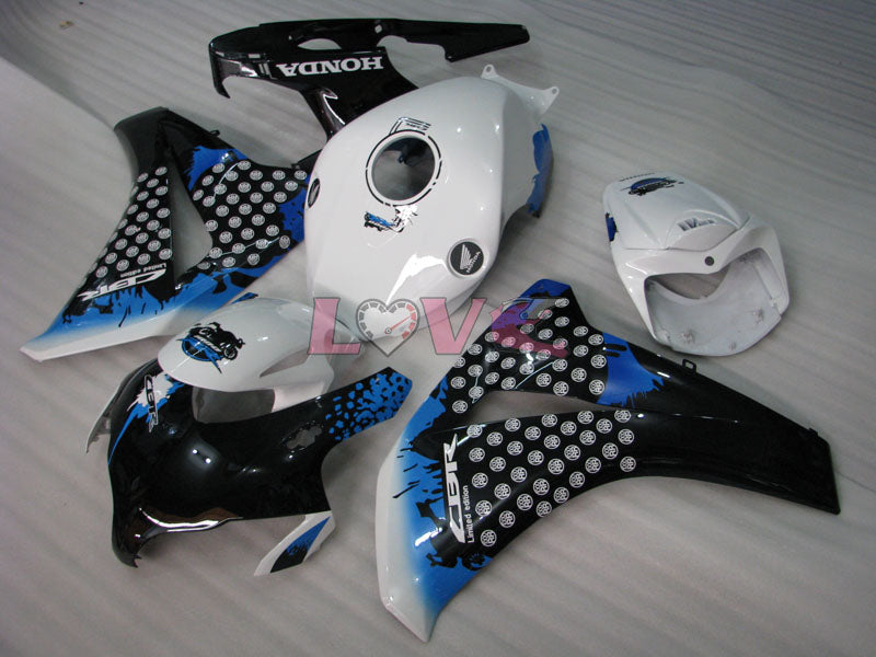 Factory Style - White Black Fairings and Bodywork For 2008-2011 CBR1000RR #LF7118