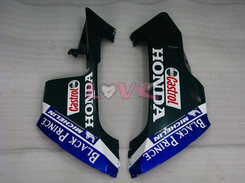 Movistar - Yellow Blue Fairings and Bodywork For 2003-2004 CBR600RR #LF5384