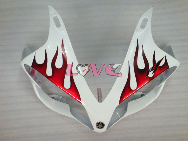 Sun - Red White Fairings and Bodywork For 2007-2008 YZF-R1 #LF3672