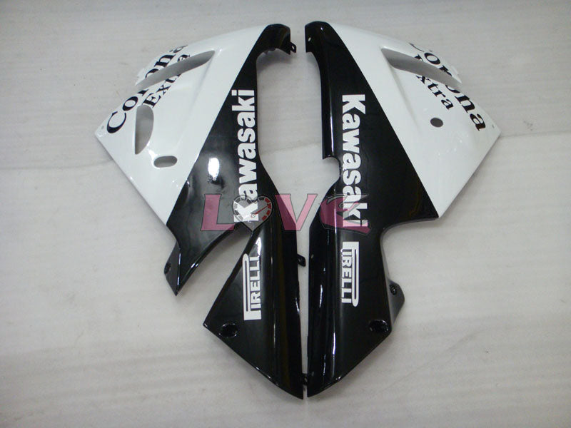 Corona - White Black Fairings and Bodywork For 2004-2005 NINJA ZX-10R #LF6362
