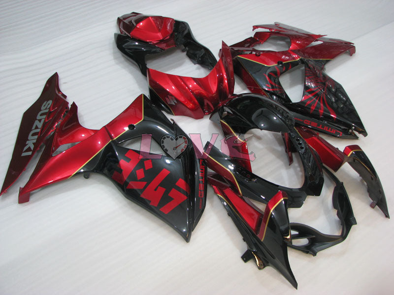Factory Style - Red Black Fairings and Bodywork For 2009-2016 GSX-R1000 #LF3798