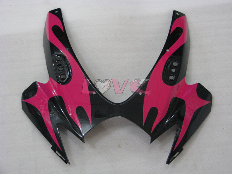 Flame - Red Black Fairings and Bodywork For 2006-2007 GSX-R600 #LF6353