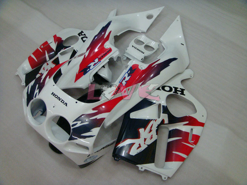 Factory Style - Red White Fairings and Bodywork For 1988-1989 CBR250RR #LF4556